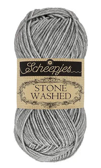 Scheepjes Stone Washed Cotton/Acrylic Yarn — 50 g × 5 (SCHE/STONE WASH)