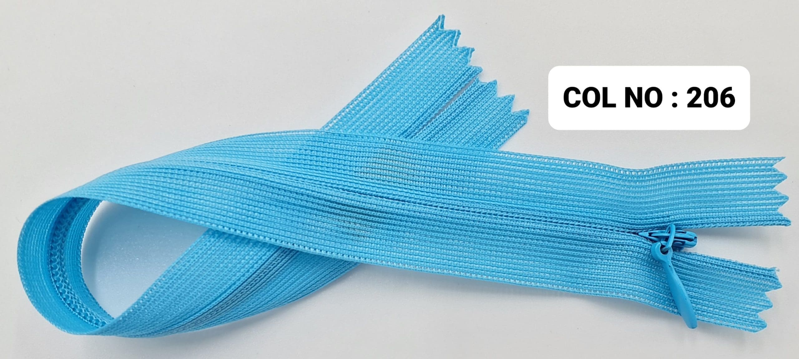 INVISIBLE ZIPPER:50PC/PKT (220321/8)