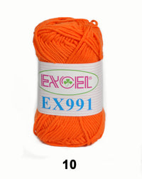 Acrylic Crochet Yarn – 40 g × 10 Balls (FY-EX991)