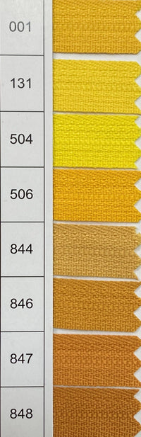 YKK Invisible Zippers – Pack of 10 (CHC-36/50CM-10PC)