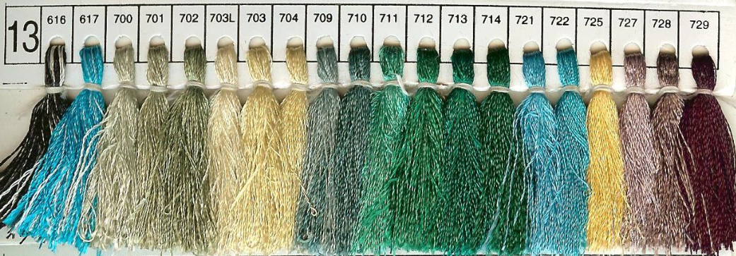 VISCOSE RAYON EMB.THREAD:10PC (ZAMZAM)