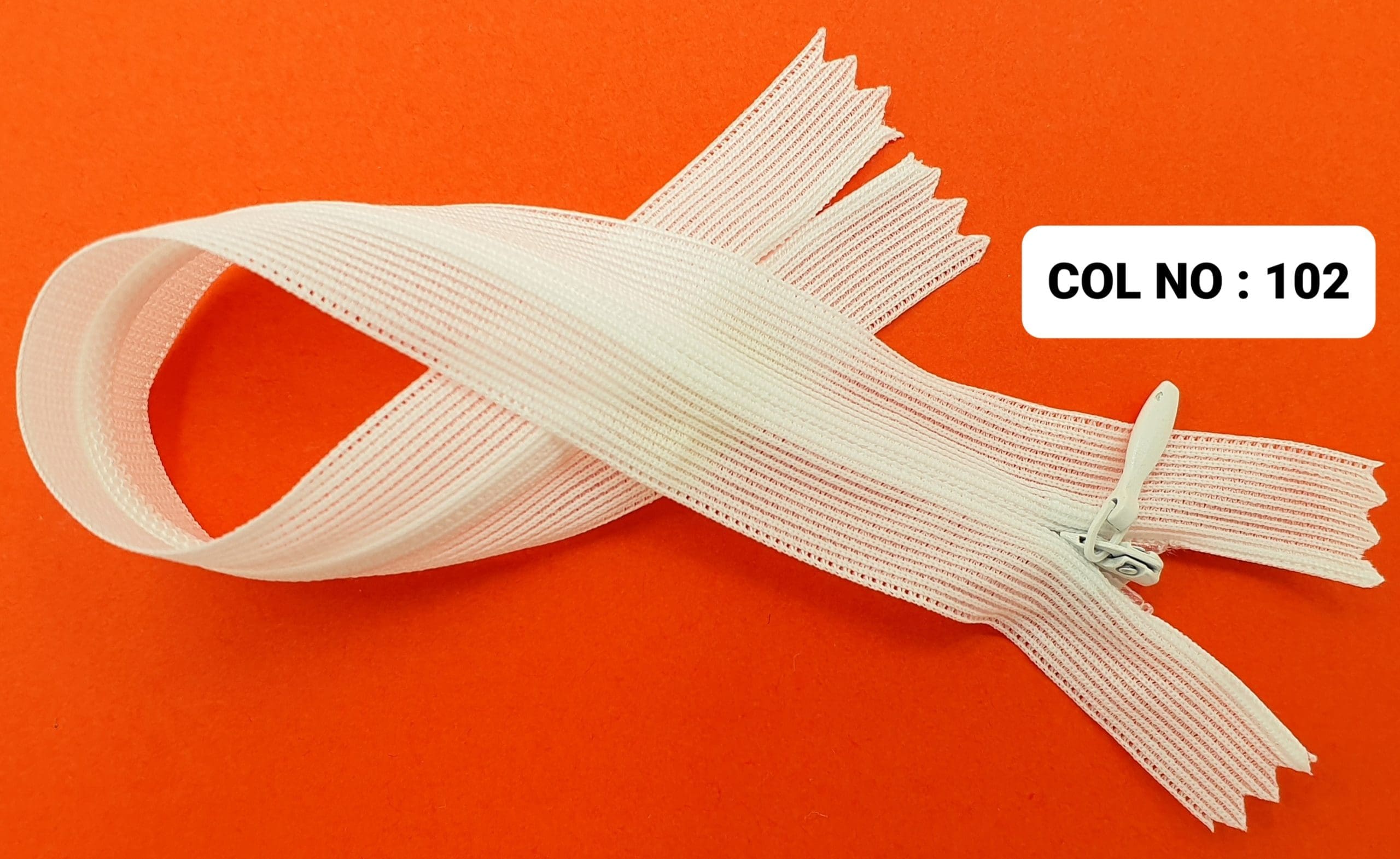 INVISIBLE ZIPPER:50PC/PKT (220321/8)