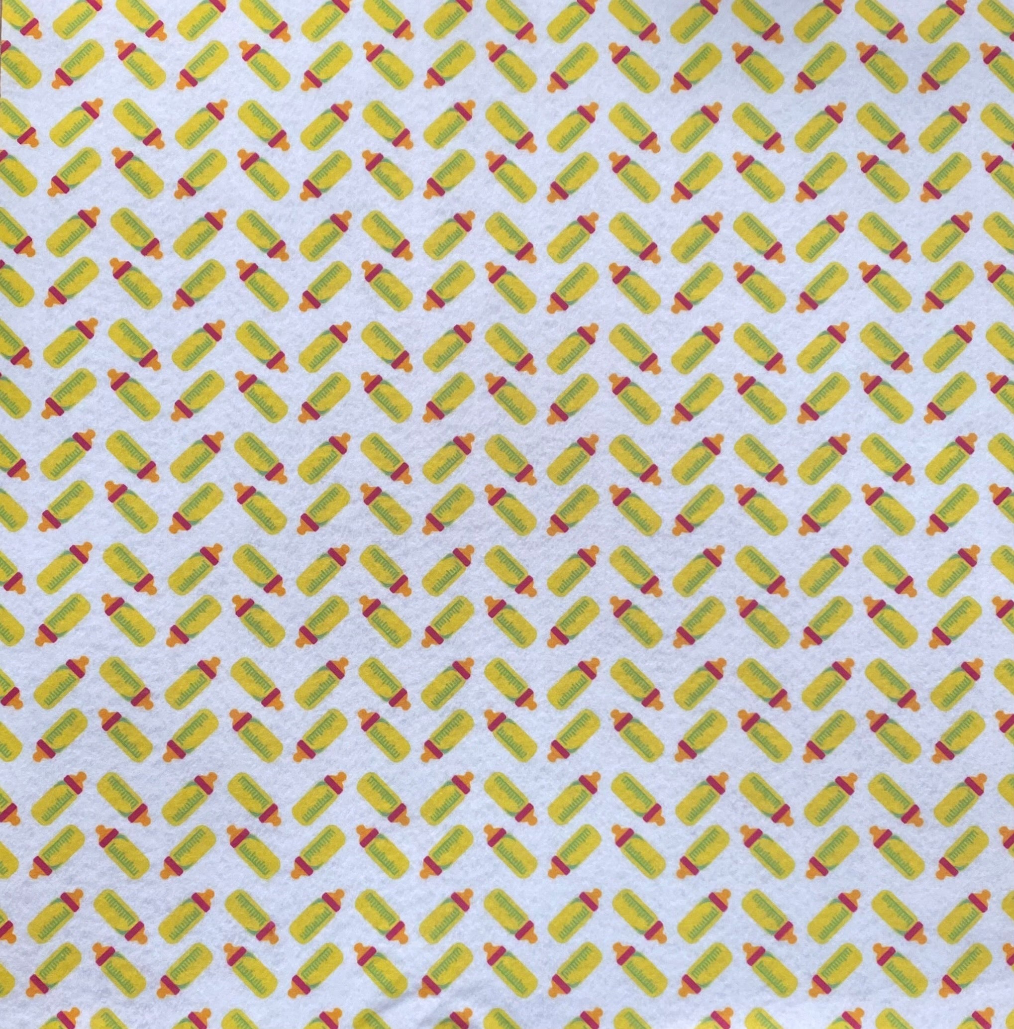 PRINTED FELT FABRIC:50CMx50CM (DK-P/FELT)