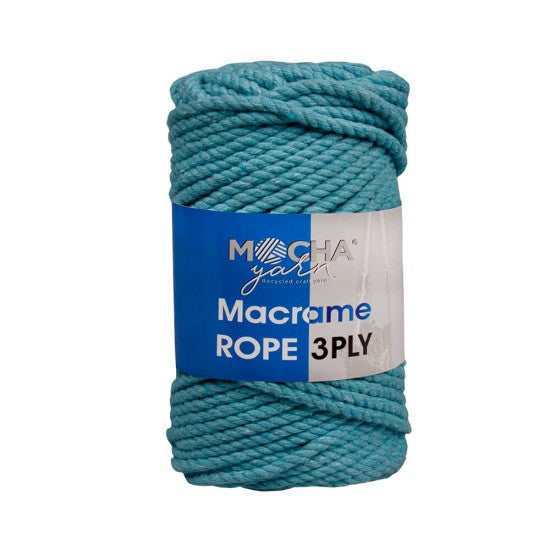 MACRAME ROPE:3PLY:250GRM~40MTR (MOCHA/ROPE)