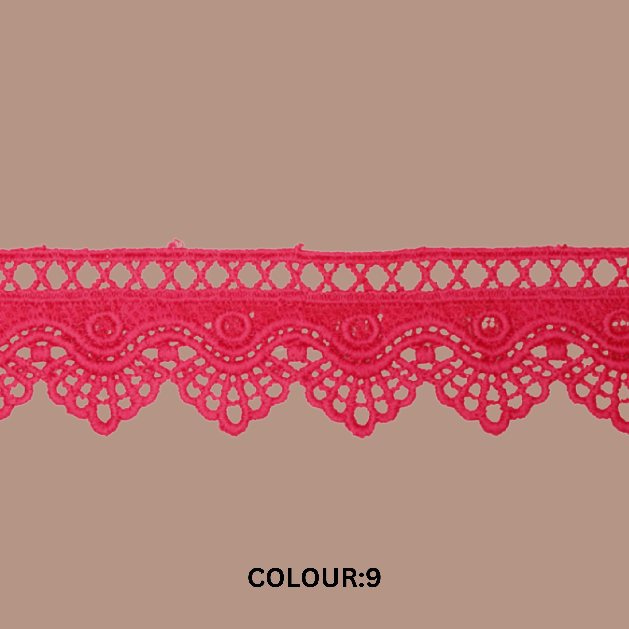 Guipure Lace Trimming – 4CM x 10MTR M-8 (M8)