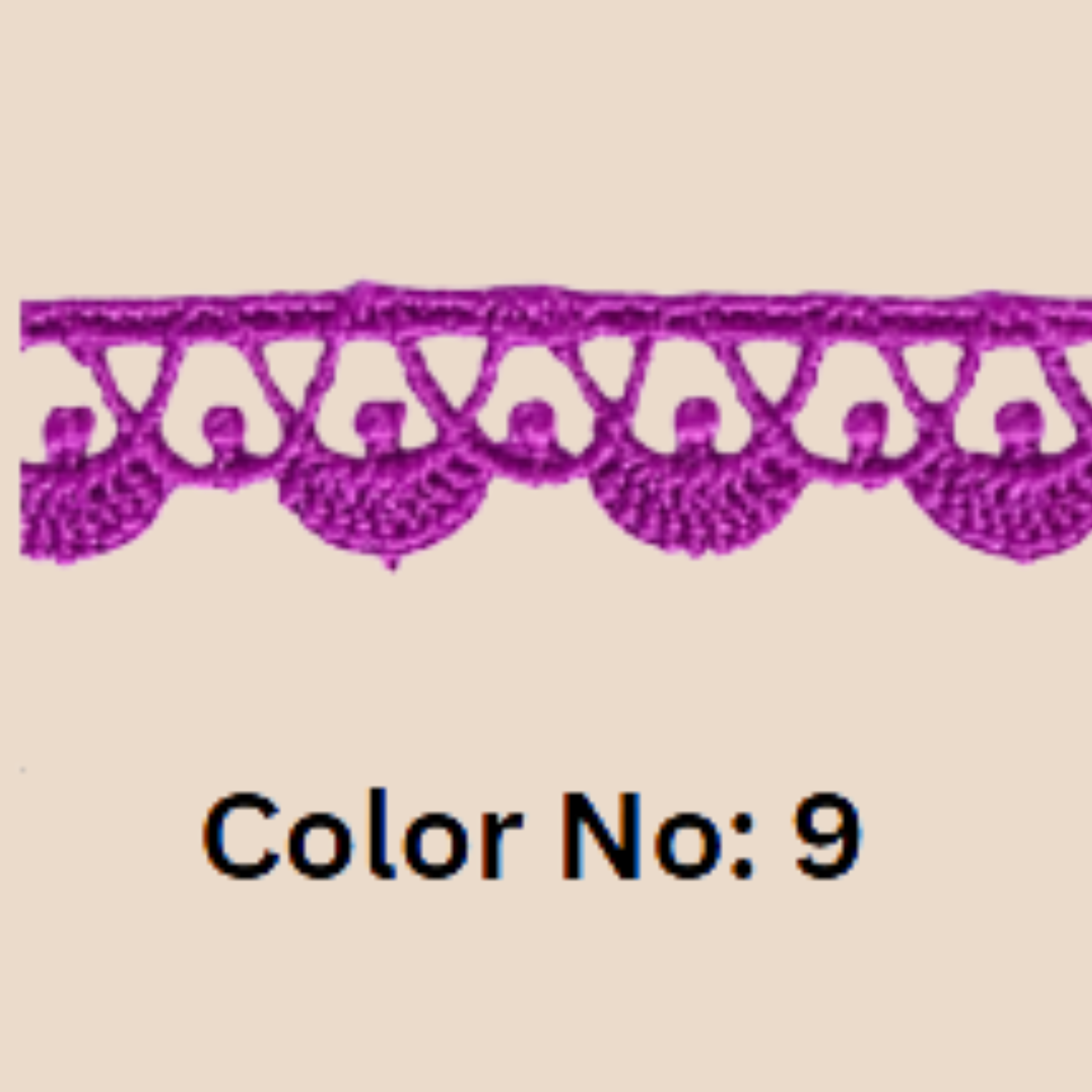 Guipure Lace Trimming – 0.5CM x 10MTR M-2 (M2)