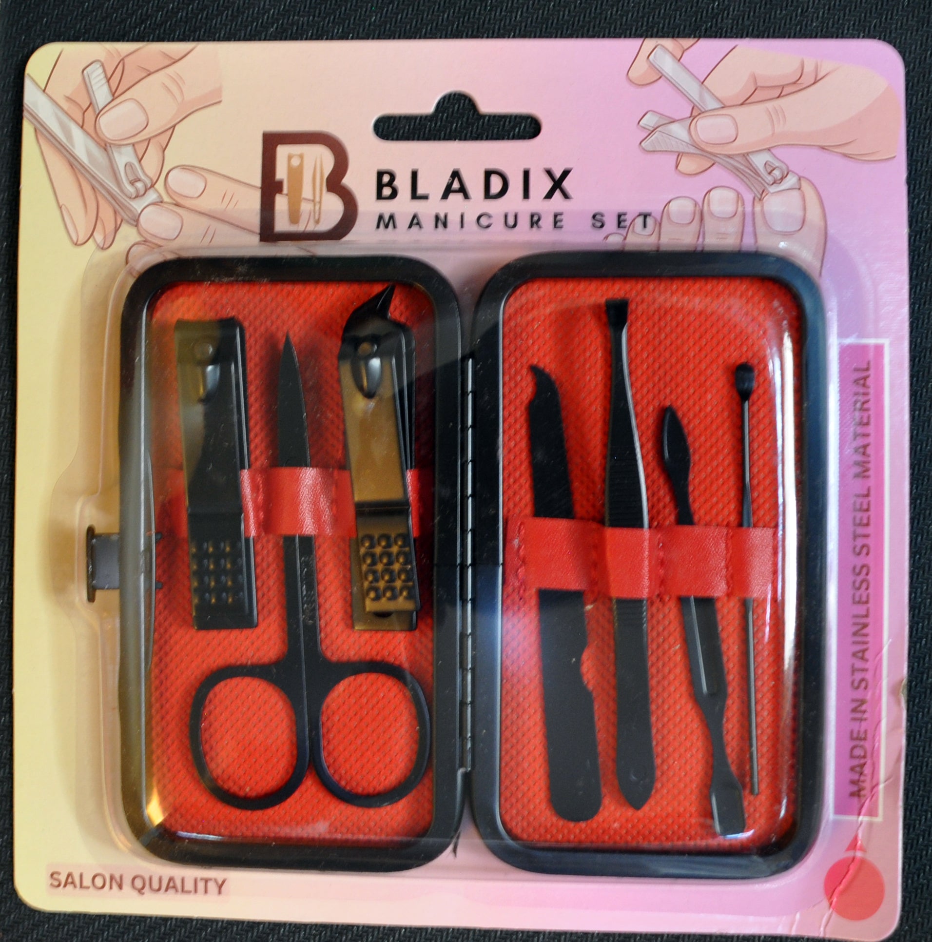 MANICURE SET"BLADIX": 7PC(NP-S-23066)