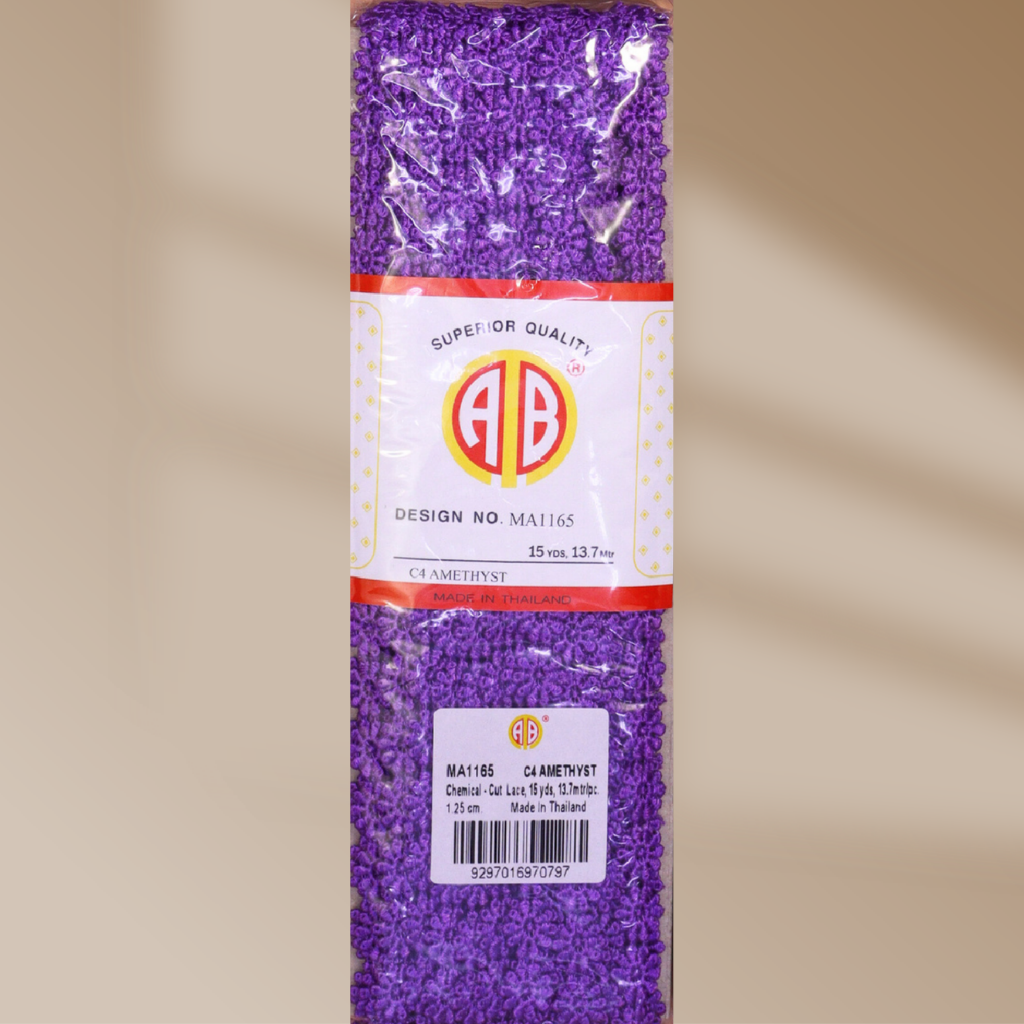 Petite Daisy Chemical Cut Lace Trim (MA1165)