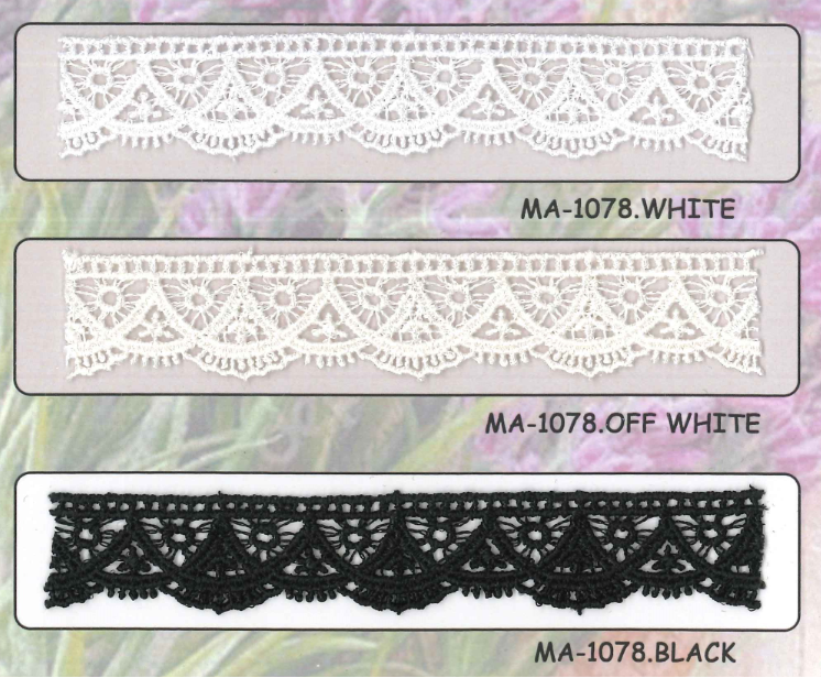 CHEMICAL  LACE;15YDS:3/4" (MA1078)