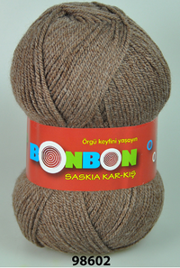 Saskia Kar-Ki Acrylic Yarn – 100 g × 5 Balls (BONBON/SASKIA KAR-KI)