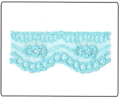 NET CUT LACE:15Y (13.7MT):2.2CM) (D-53-4272)