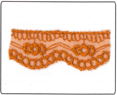 NET CUT LACE:15Y (13.7MT):2.2CM) (D-53-4272)