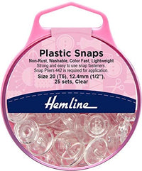 Plastic Snaps — 12.4 mm, Pack of 5 Boxes (443)