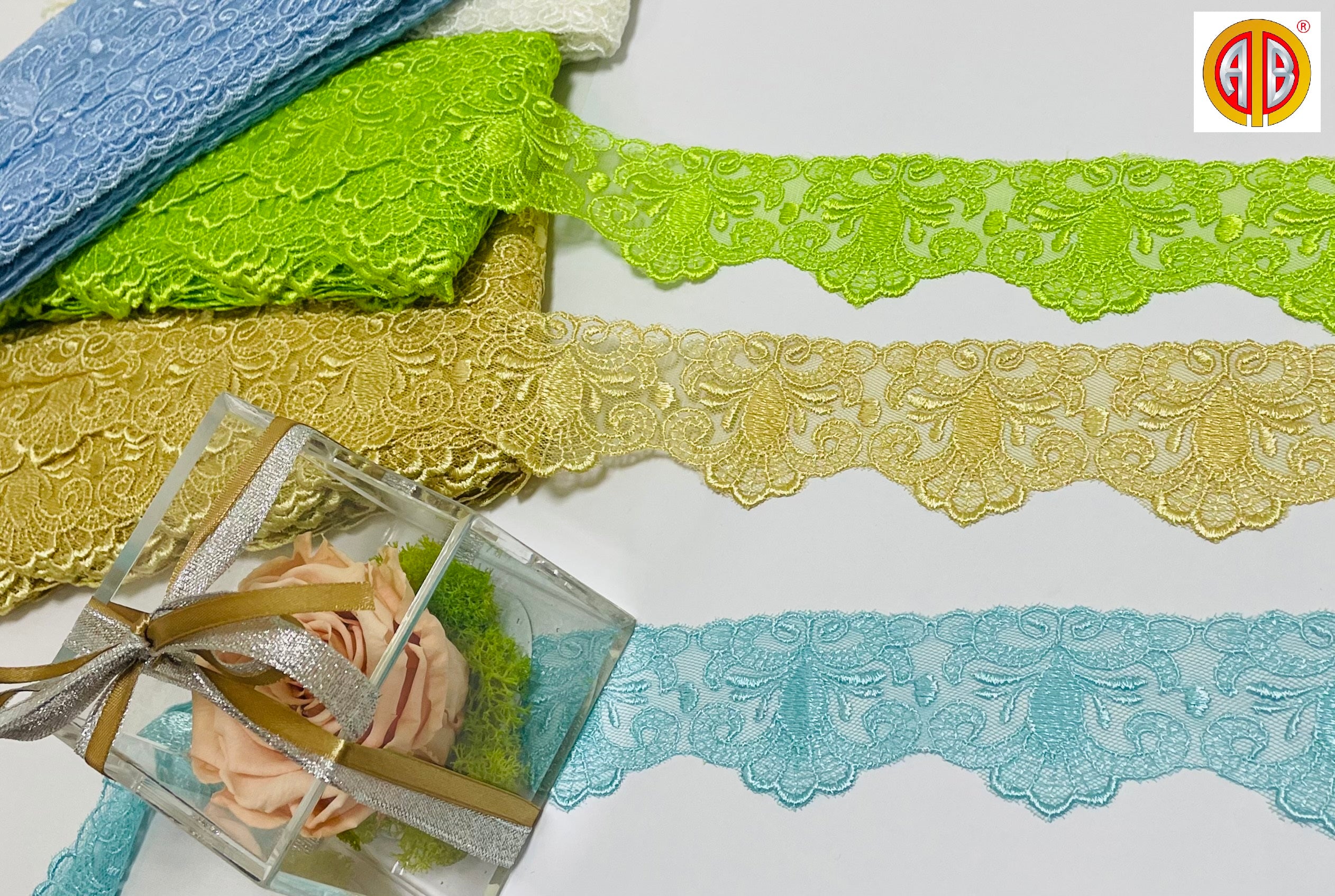 NET-CUT LACE:15Y (13.7MT)5CM) (D-54-4058)