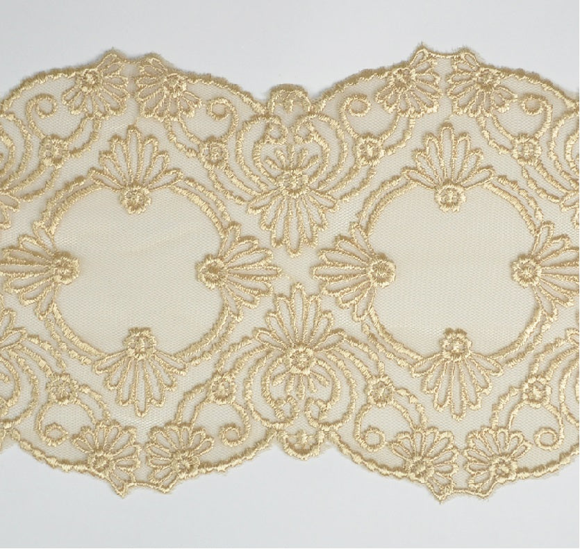 POL/NET CUT LACE:15Y:6.75" (D-57-4100)