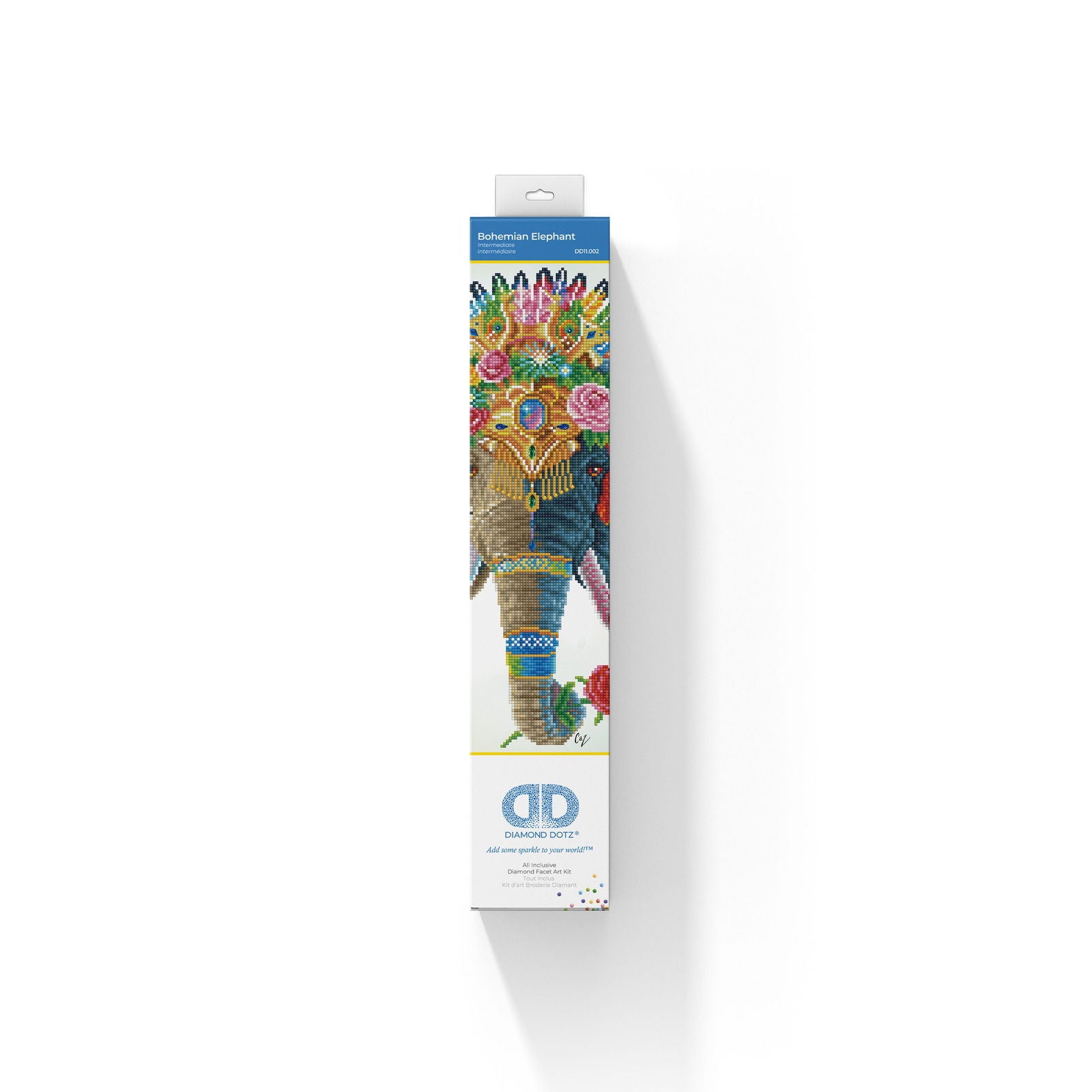 DIAMOND FACET ART KIT: BOHEMIAN ELEPHANT 20.1 X 16.1 IN (DD11.002)