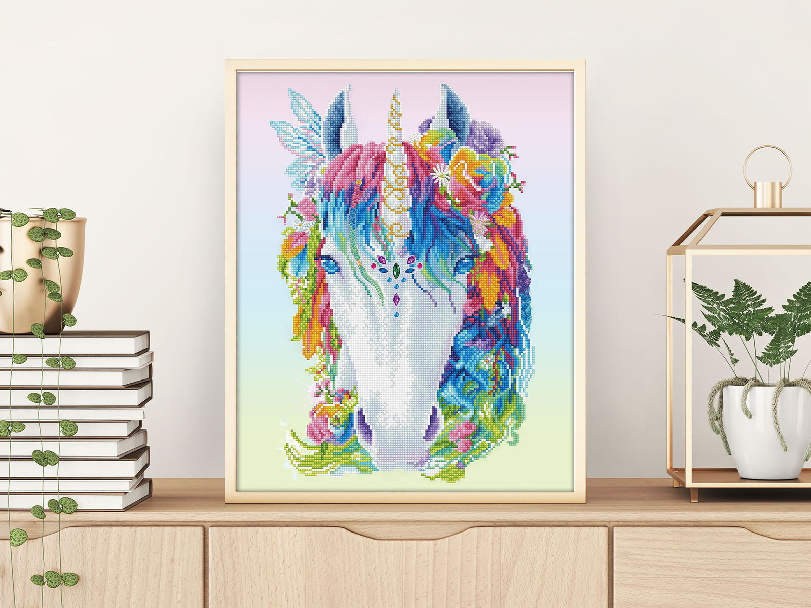 DIAMOND FACET ART KIT: MYSTIC UNICORN DD KIT (DD11.004)