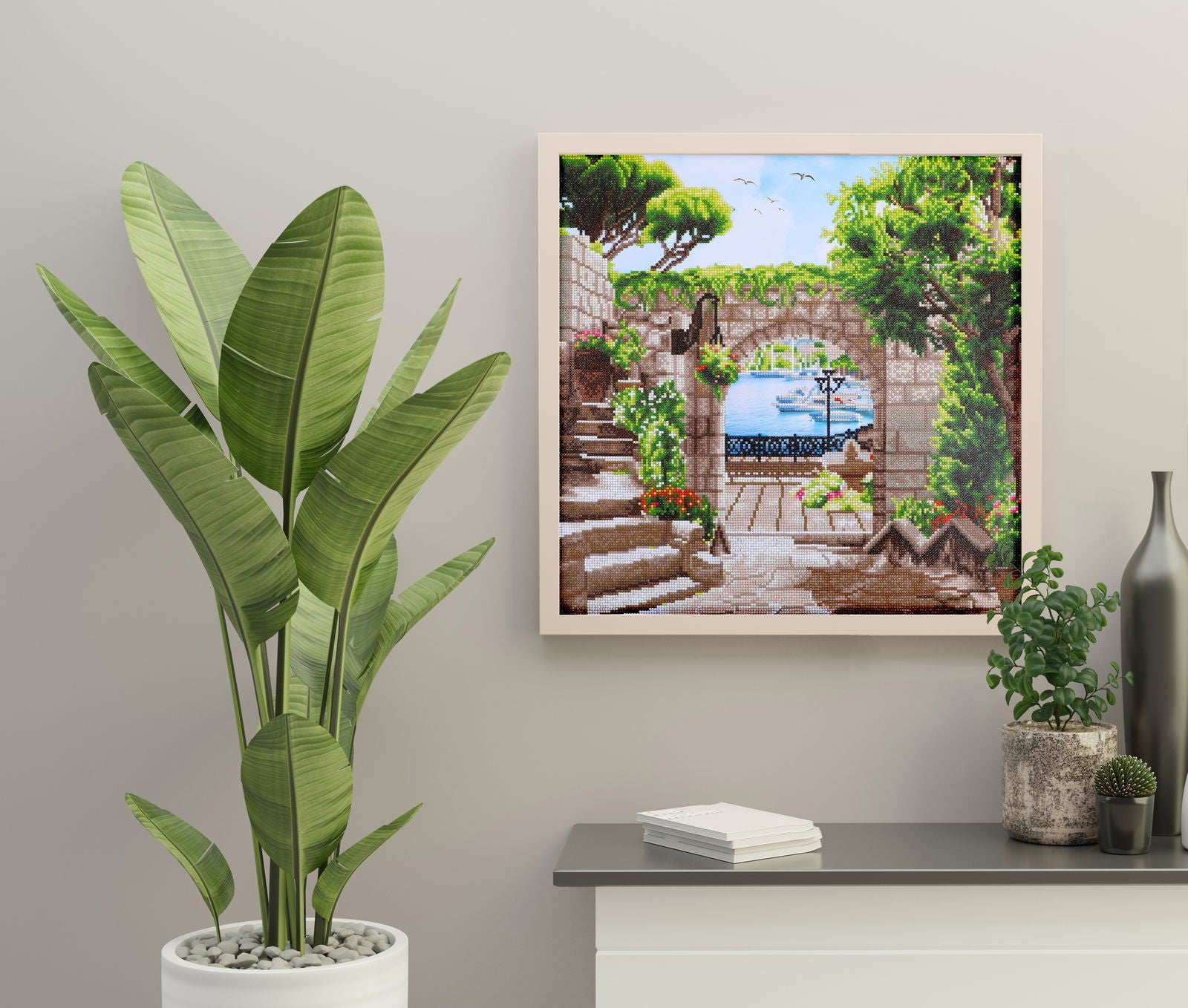 DIAMOND FACET ART KIT: MEDITERRANEAN STROLL (DD12.056)
