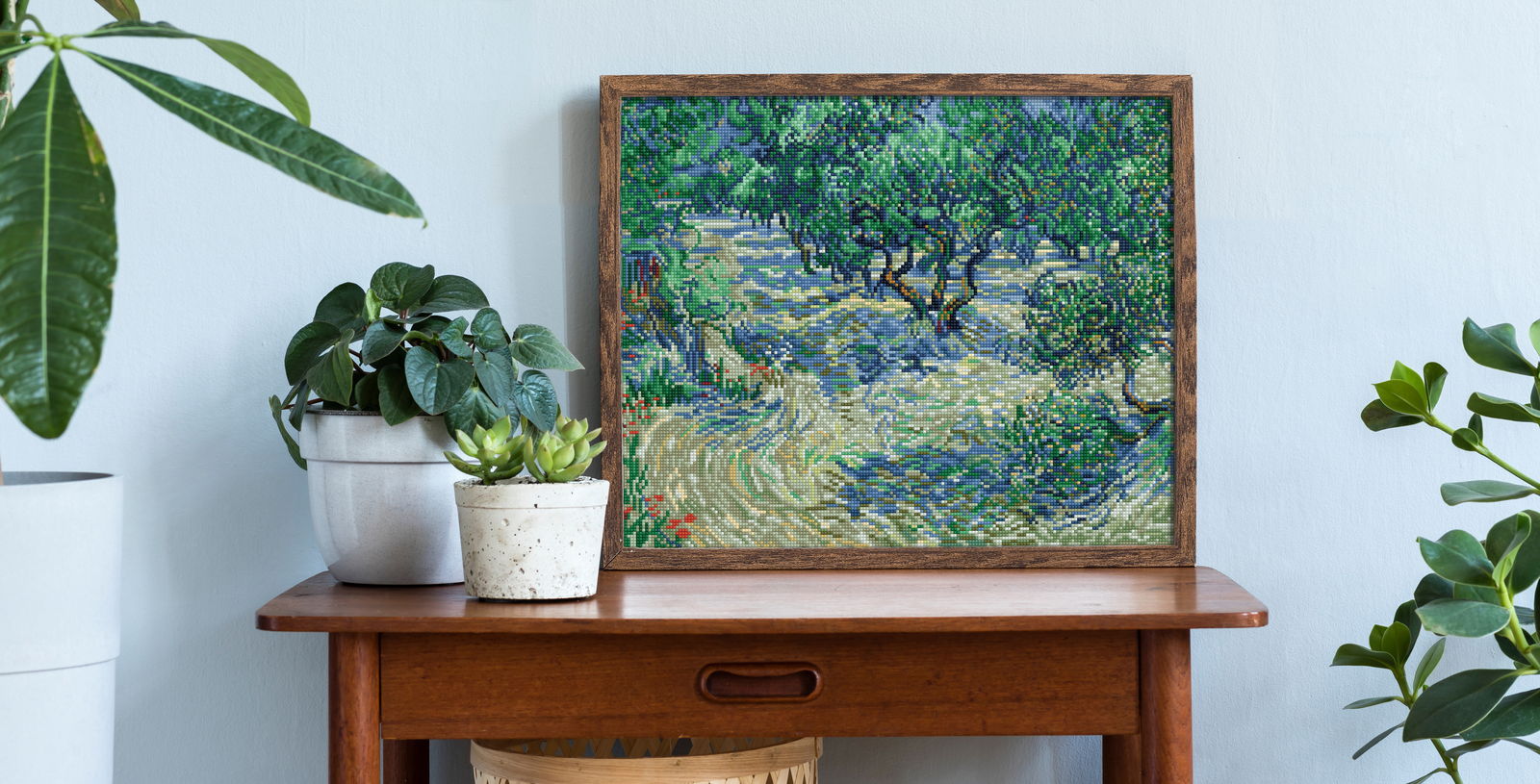 DIAMOND FACET ART KIT: OLIVE ORCHARD (VAN GOGH) (DD12.075)