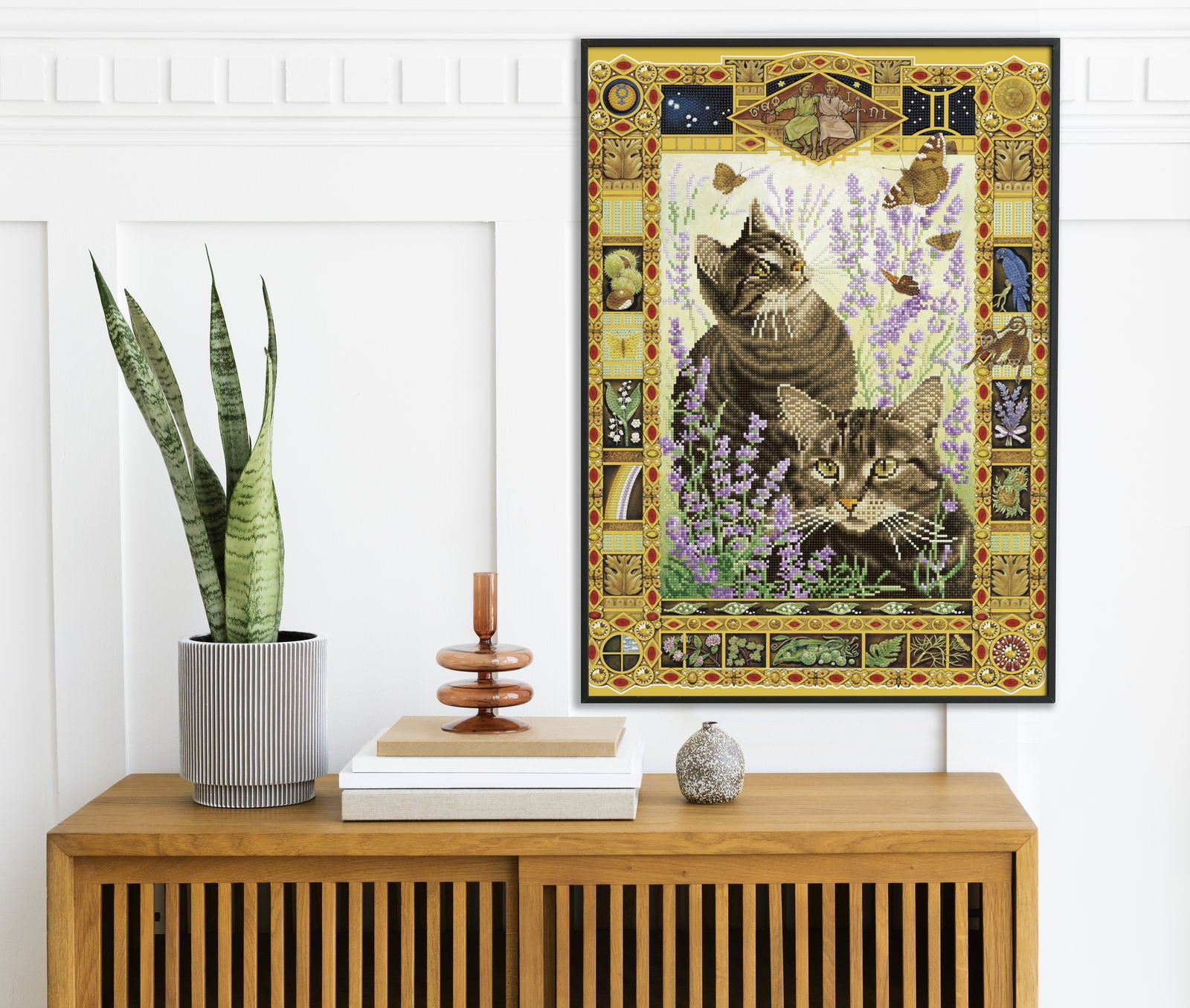 DIAMOND FACET ART KIT: GEMINI CHRISTIE & ZELLY (DD13.039)