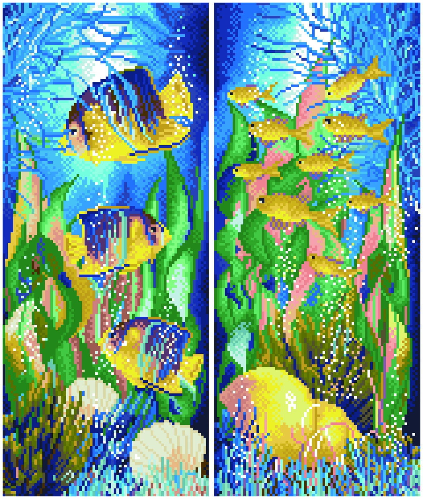 DIAMOND DOTZ ARTWORK KIT – UNDERWATER SCENE (DQ12.011)