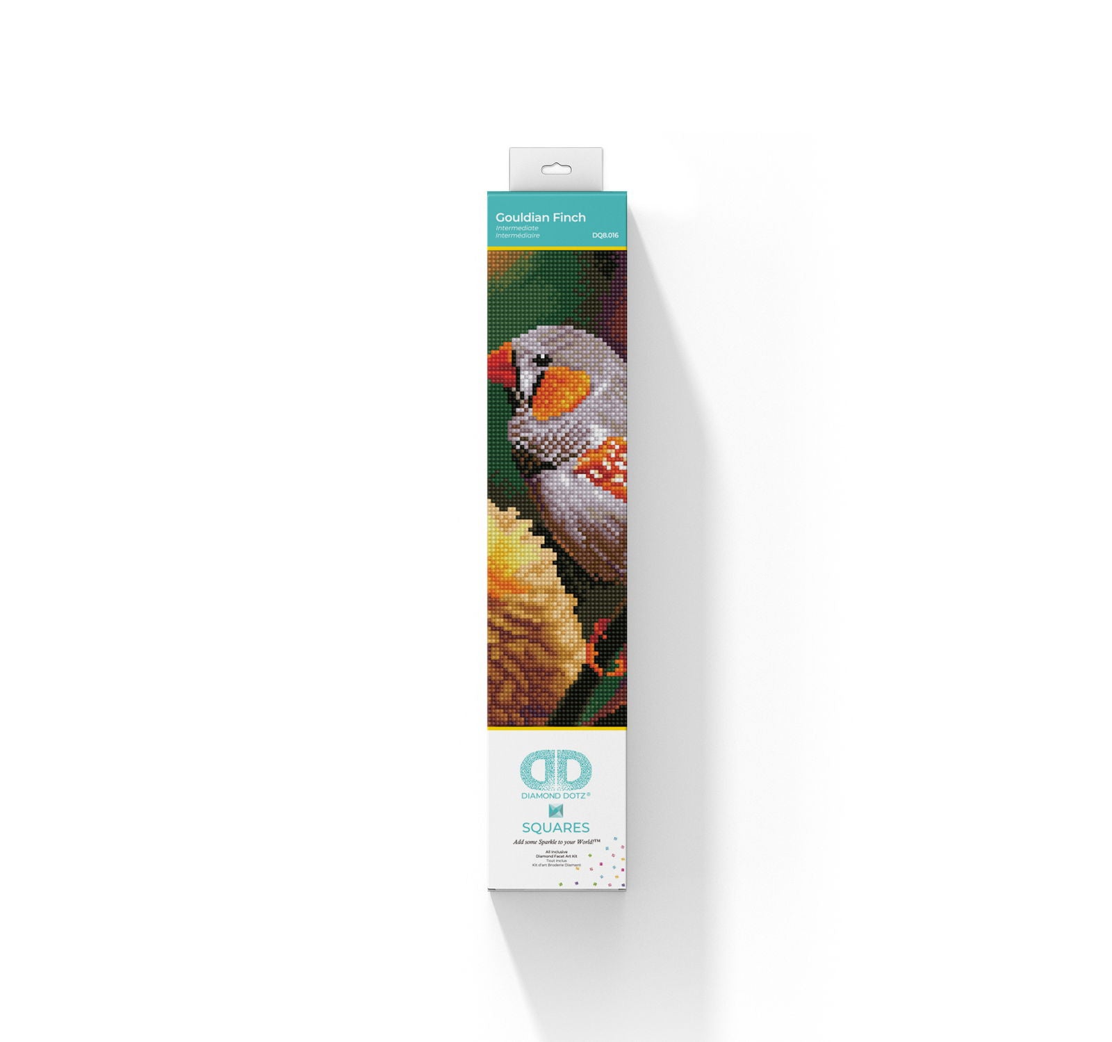 DIAMOND DOTZ ARTWORK KIT – GOULDIAN FINCH (DQ8.016)