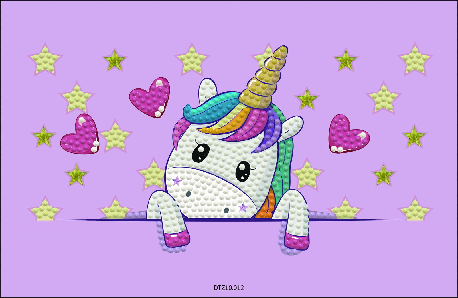 DOTZIES Activity Set – Baby Unicorn 12.99x11.81 in(DTZ10.012)