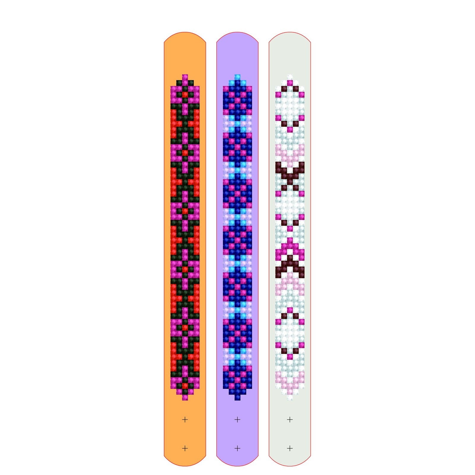 DOTZIES Bracelets – Geometric 8.3" x 0.8" (DTZ11.002)