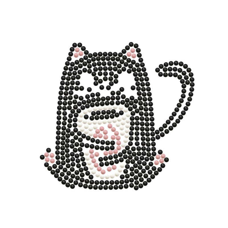 QUICK DOTZ CAMEO-COFFEE BEAN 5.1" x 5.1" (DTZ5.003)