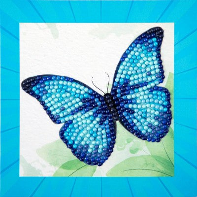 Blue Butterfly Cameo 5.1" x 5.1" (DTZ5.004)