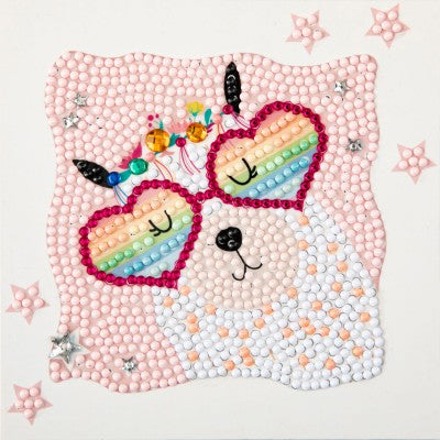 Llama Rainbow Cameo 5.1" x 5.1" (DTZ5.006)