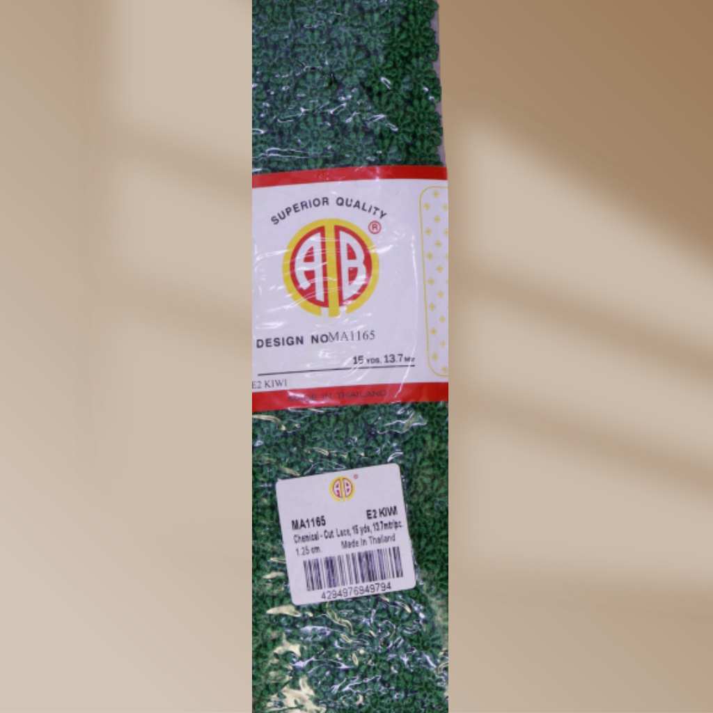 Petite Daisy Chemical Cut Lace Trim (MA1165)