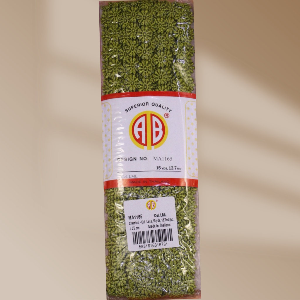 Petite Daisy Chemical Cut Lace Trim (MA1165)
