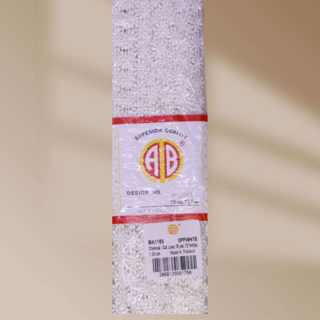 Petite Daisy Chemical Cut Lace Trim (MA1165)