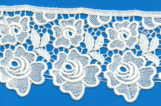 CHEM LACE W/TEXTURE YARN:15Y (TX56-1174)