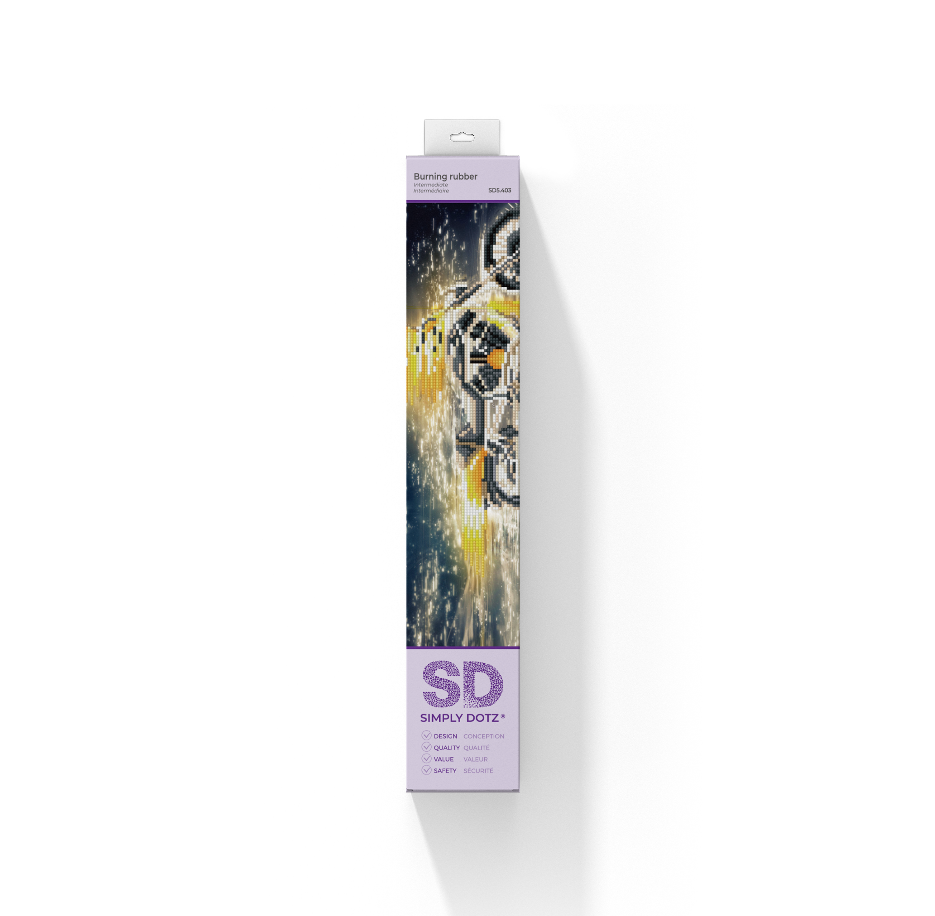 DD ART KIT:BURNING RUBBER (SD5.403) 13.98 x 17.91 in
