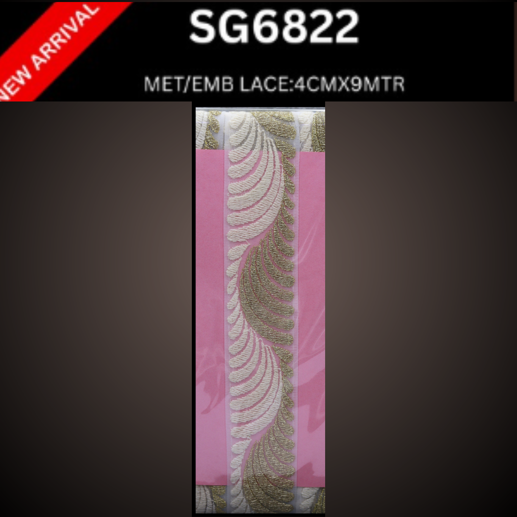 MET/EMB LACE SG6822