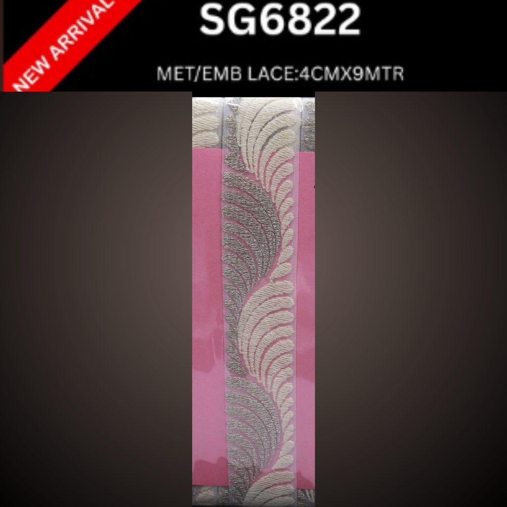 MET/EMB LACE SG6822