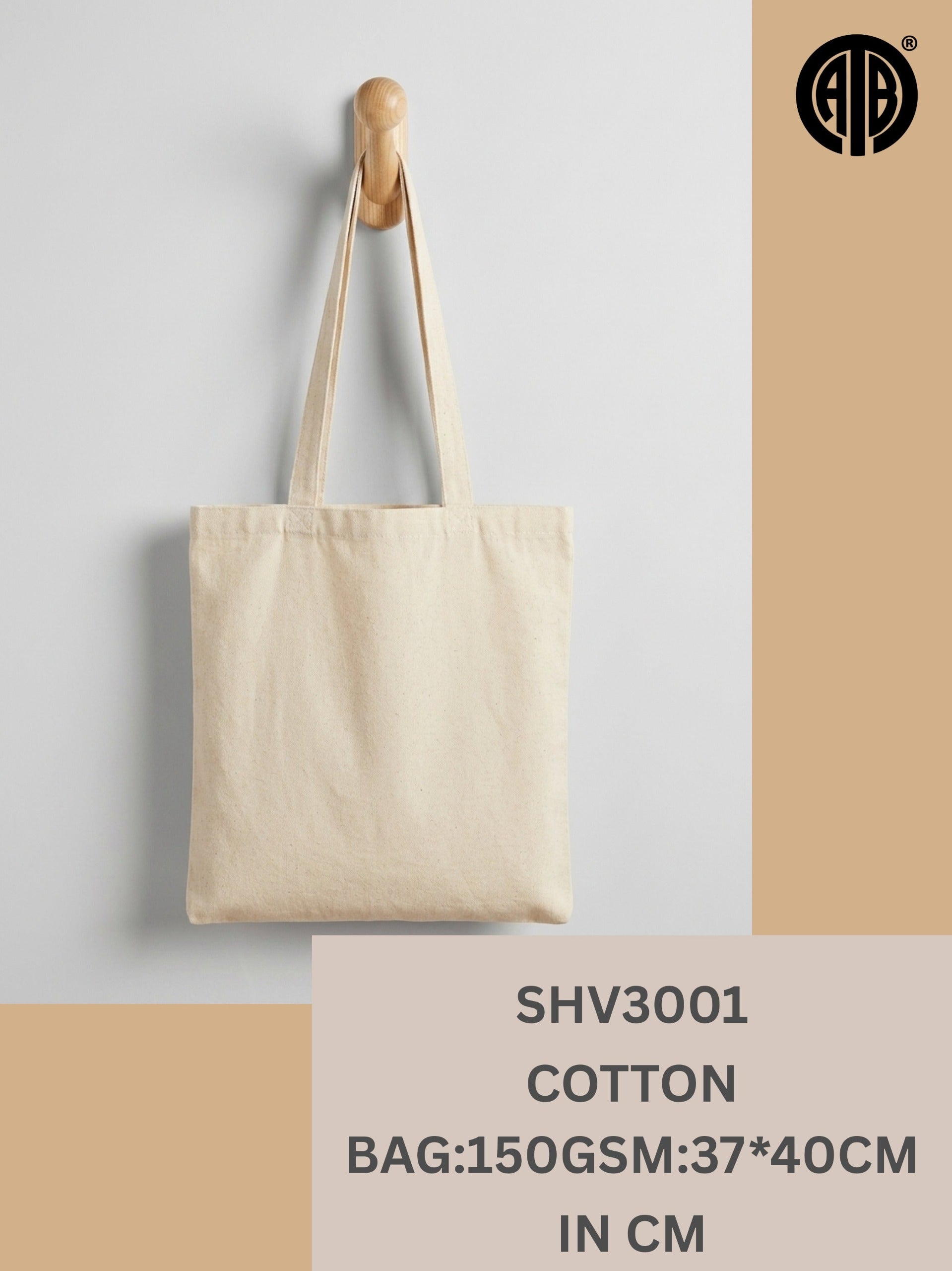 Cotton/Jute Tote Bag SHV3001