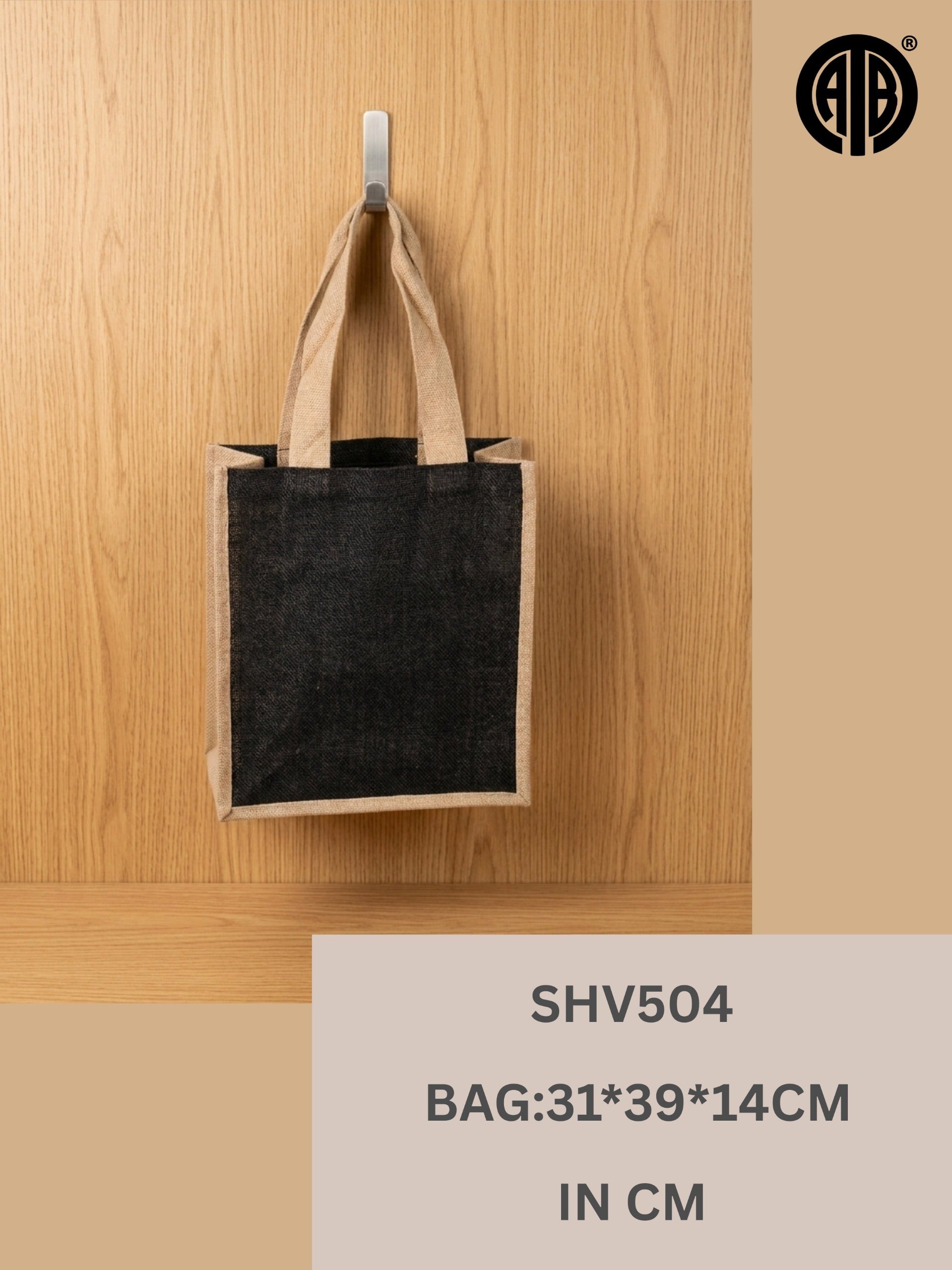 Premium Jute Tote Bag SHV504