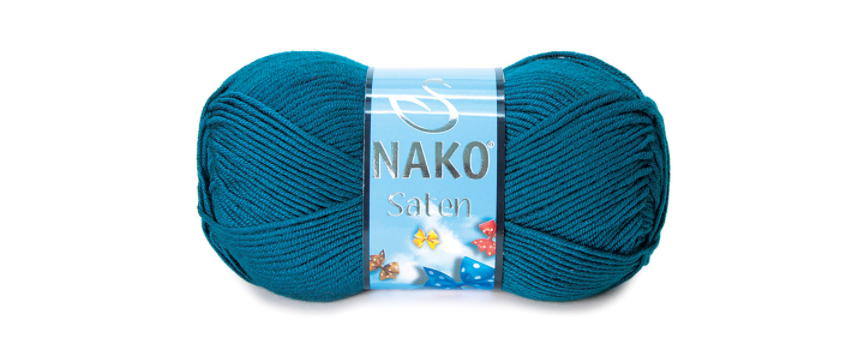 WOOL YARN:5BL/PKT (500GRM) (NAKO/SATEN)