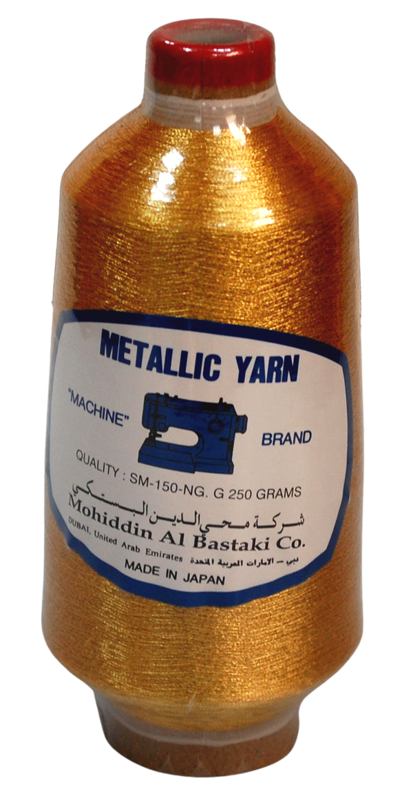 METALLIC YARN;250GRM (SM-150-NG-GLD)