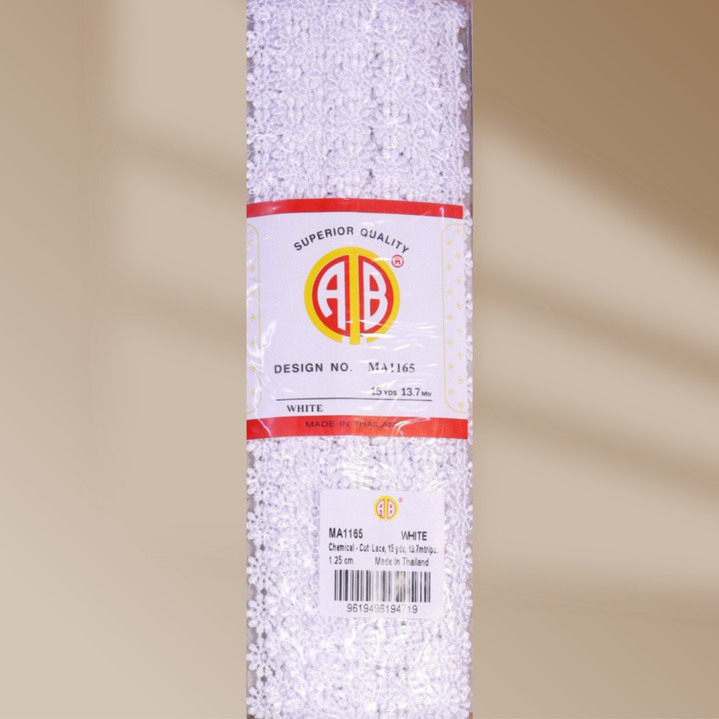 Petite Daisy Chemical Cut Lace Trim (MA1165)