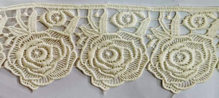 CH.CUT-LACE W/TEX :15Y:6.87CM (TX57-1137)