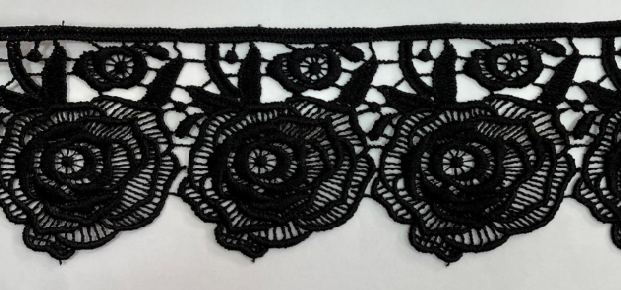 CH.CUT-LACE W/TEX :15Y:6.87CM (TX57-1137)