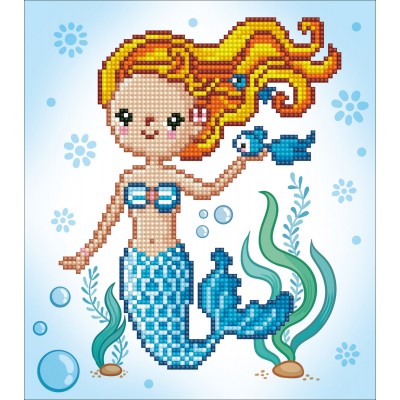 Sweet Swimmer  9.1" x 9.8" DD3.022