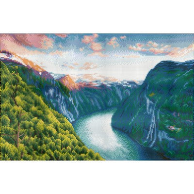 Mighty River 20.5"x13.4" (DQ10.009)