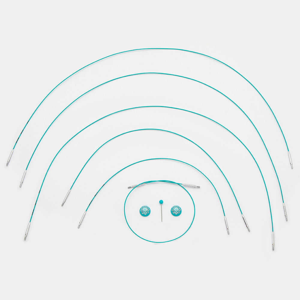 TEAL STEEL SWIVAL CABLE:126CM (36607)