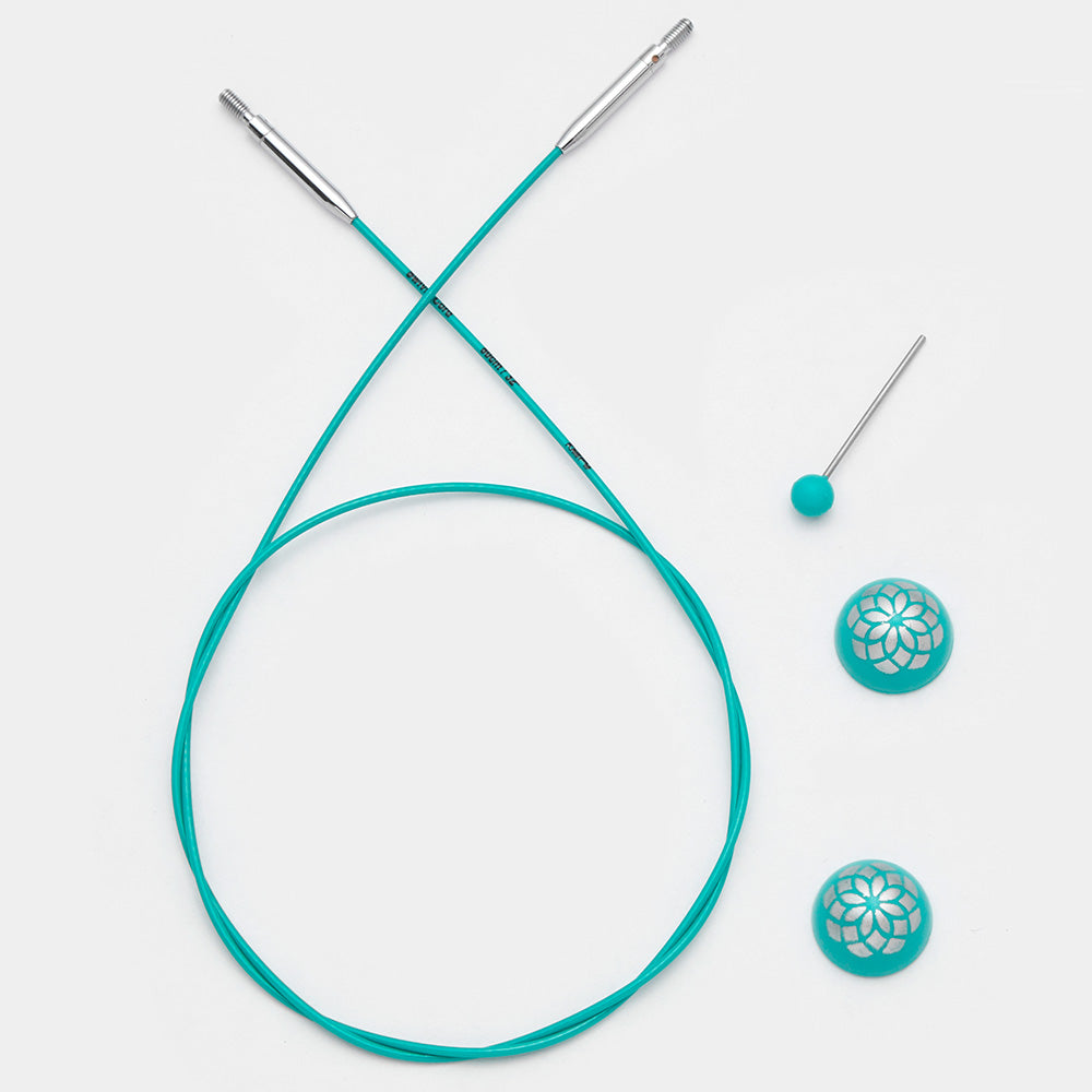 TEAL STEEL SWIVAL CABLE:76CM (36605)