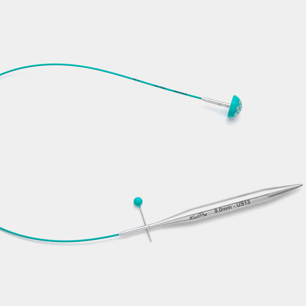TEAL STEEL SWIVAL CABLE:76CM (36605)
